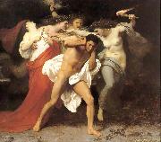 William-Adolphe Bouguereau The Remorse of Orestes or Orestes Pursued by the Furies oil painting on canvas